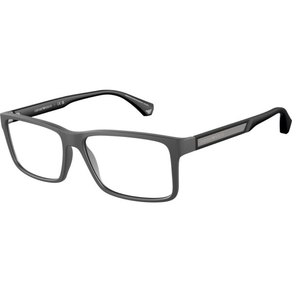 Occhiali vista  Emporio armani Ea3038  cod. colore 5126 Uomo Squadrata Grigio