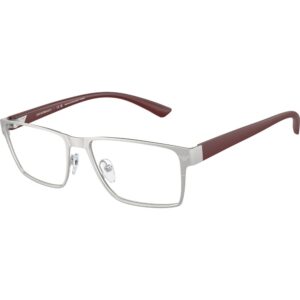 Occhiali vista  Emporio armani Ea1157  cod. colore 3045 Uomo Squadrata Argento