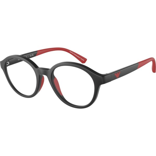 Occhiali vista  Emporio armani Ek3202  cod. colore 5001 Bambino Rotonda Nero