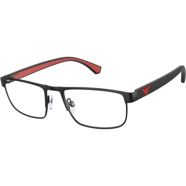 Occhiali vista  Emporio armani Ea1086 cod. colore 3022 Uomo Squadrata Nero