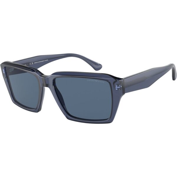 Occhiali da sole  Emporio armani Ea4186 cod. colore 507280 Uomo Squadrata Trasparente blu