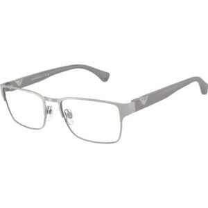 Occhiali vista  Emporio armani Ea1027  cod. colore 3036 Uomo Squadrata Argento