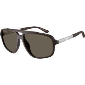 Occhiali da sole  Emporio armani Ea4236u  cod. colore 6186/3 Uomo Pilot Marrone