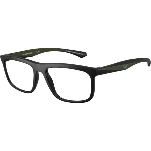 Occhiali vista  Emporio armani Ea3246  cod. colore 5001 Uomo Squadrata Nero