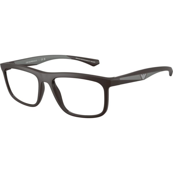 Occhiali vista  Emporio armani Ea3246  cod. colore 6186 Uomo Squadrata Marrone