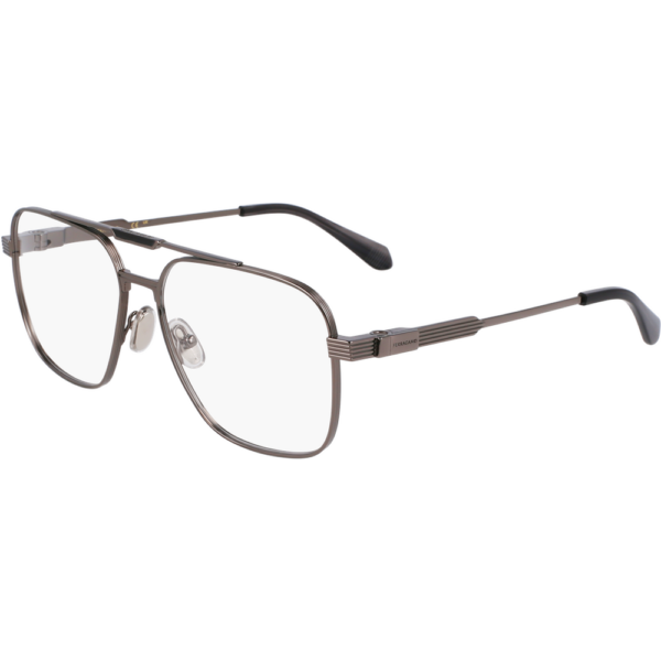 Occhiali vista  Ferragamo Sf2591 cod. colore 027 Uomo Squadrata Rutenio