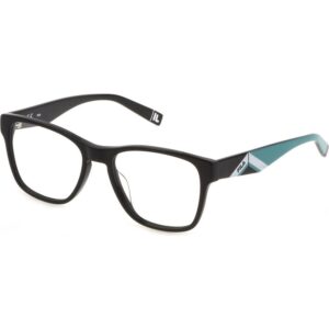 Occhiali vista  Fila Vfi115v cod. colore 0700 Unisex Geometrica Nero lucido