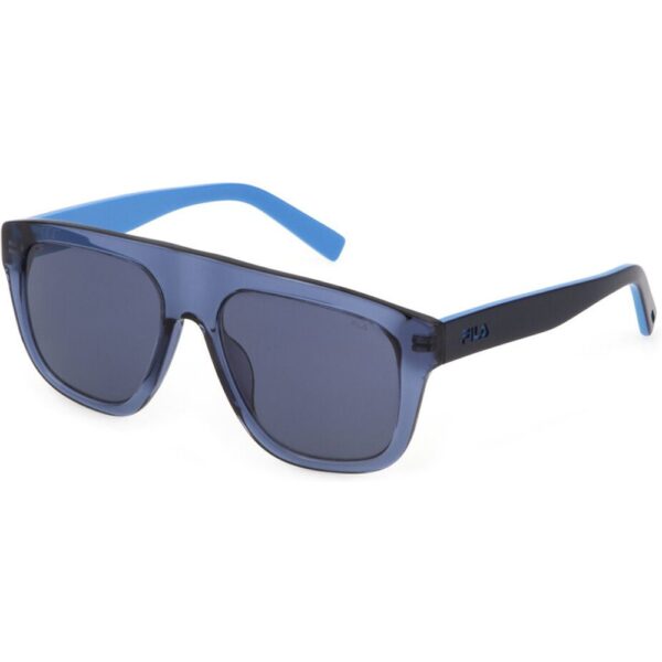 Occhiali da sole  Fila Sfi220 cod. colore 0t31 Unisex Geometrica Blu