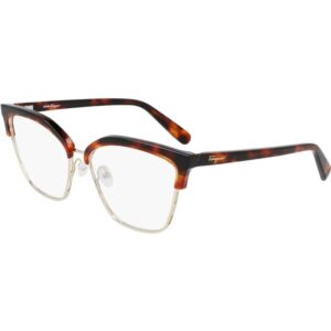 Occhiali vista  Ferragamo Sf2210 cod. colore 271 Uomo Squadrata Havana