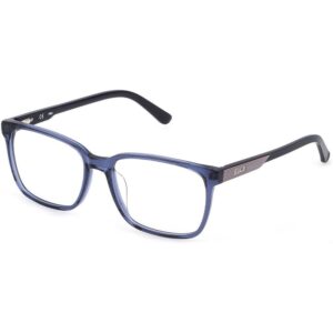 Occhiali vista  Fila Vfi032 cod. colore 0955 Unisex Geometrica Blu