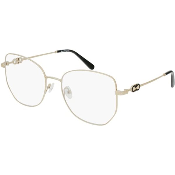 Occhiali vista  Ferragamo Sf2219 cod. colore 786 Donna Squadrata Oro