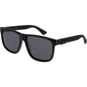 Occhiali da sole  Gucci Gg0010s cod. colore 001 Uomo Squadrata Nero