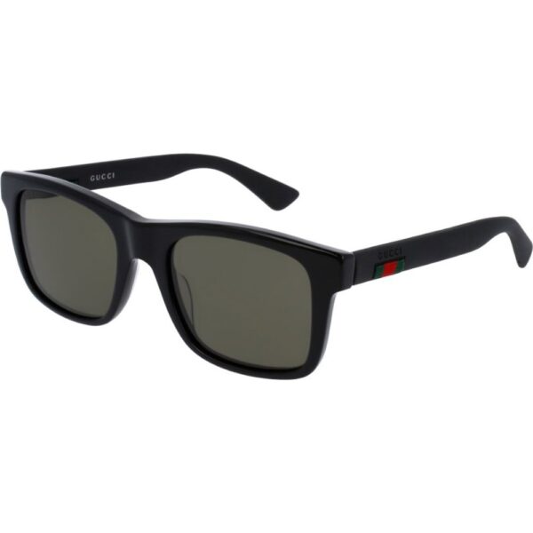 Occhiali da sole  Gucci Gg0008s cod. colore 001 Uomo Squadrata Nero