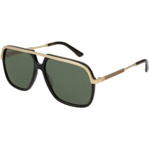 Occhiali da sole  Gucci Gg0200s cod. colore 001 Unisex Pilot Nero