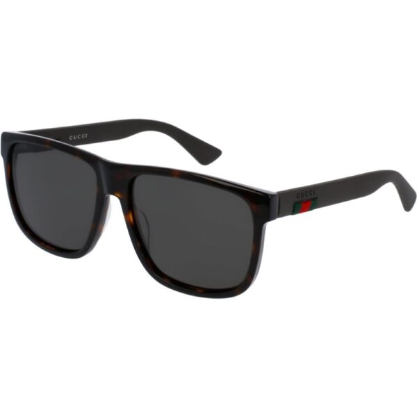 Occhiali da sole  Gucci Gg0010s cod. colore 003 Uomo Squadrata Havana