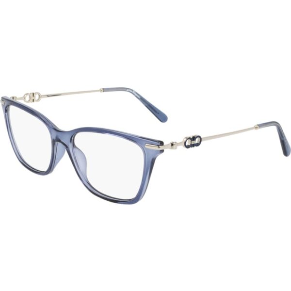 Occhiali vista  Ferragamo Sf2891 cod. colore 424 Donna Squadrata Blu