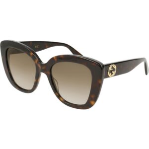 Occhiali da sole  Gucci Gg0327s cod. colore 002 Donna Cat eye Havana