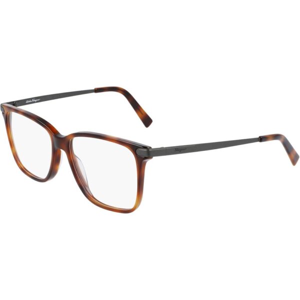 Occhiali vista  Ferragamo Sf2877 cod. colore 68 Uomo Geometrica Havana