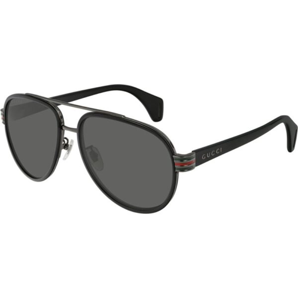 Occhiali da sole  Gucci Gg0447s cod. colore 001 Uomo Pilot Nero