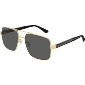 Occhiali da sole  Gucci Gg0529s cod. colore 001 Uomo Squadrata Oro