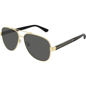 Occhiali da sole  Gucci Gg0528s cod. colore 006 Uomo Pilot Oro