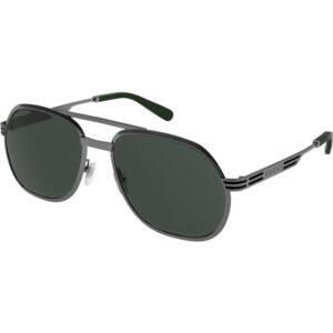 Occhiali da sole  Gucci Gg0981s cod. colore 002 Uomo Pilot Argento