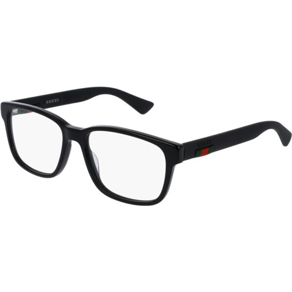 Occhiali vista  Gucci Gg0011o cod. colore 005 Uomo Squadrata Nero