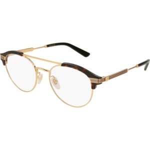 Occhiali vista  Gucci Gg0289o cod. colore 002 Uomo Rotonda Havana