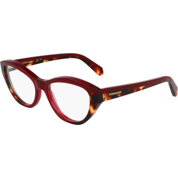 Occhiali vista  Ferragamo Sf3011 cod. colore 654 Donna Cat eye Bordeaux