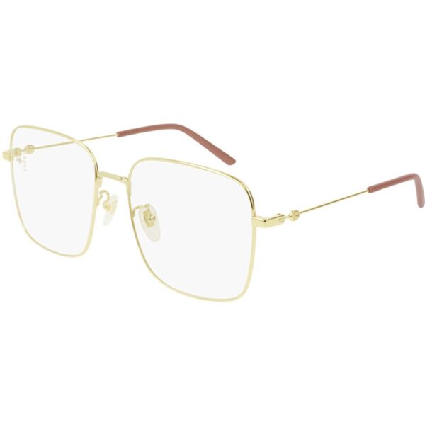 Occhiali vista  Gucci Gg0445o cod. colore 001 Donna Squadrata Oro