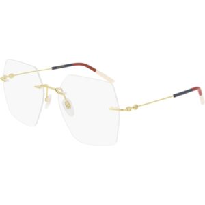 Occhiali vista  Gucci Gg0683o cod. colore 003 Donna Geometrica Oro