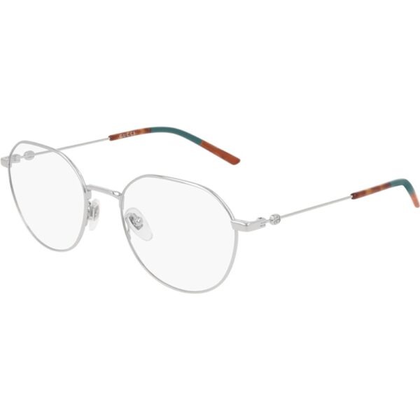 Occhiali vista  Gucci Gg0684o cod. colore 002 Donna Rotonda Argento