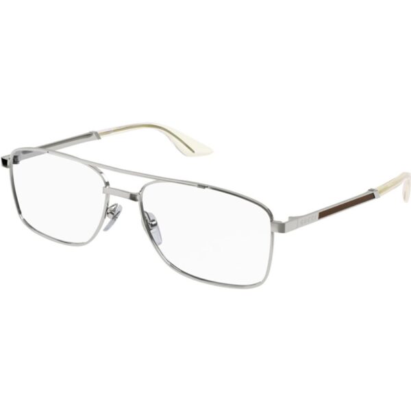 Occhiali vista  Gucci Gg0986o cod. colore 003 Uomo Squadrata Argento