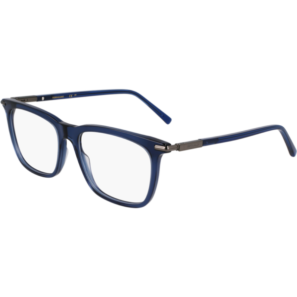 Occhiali vista  Ferragamo Sf3007 cod. colore 432 Uomo Squadrata Blu