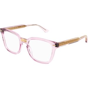 Occhiali vista  Gucci Gg0184o cod. colore 013 Unisex Squadrata Rosa