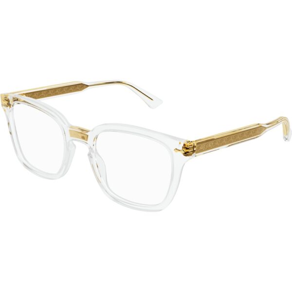 Occhiali vista  Gucci Gg0184o cod. colore 011 Unisex Squadrata Trasparente