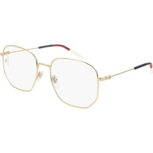 Occhiali vista  Gucci Gg0396o cod. colore 002 Donna Geometrica Oro