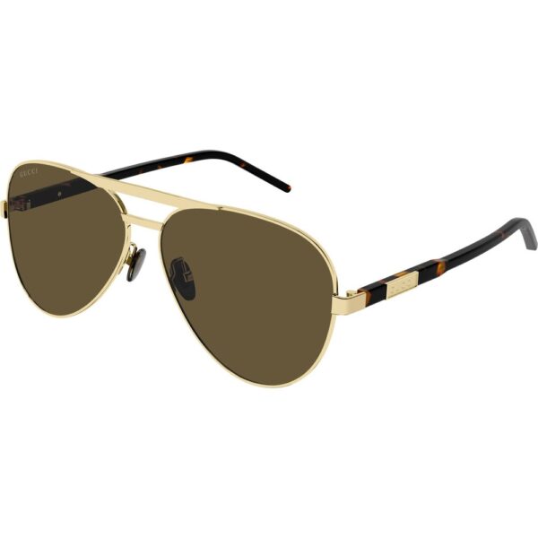 Occhiali da sole  Gucci Gg1163s cod. colore 004 Uomo Pilot Oro