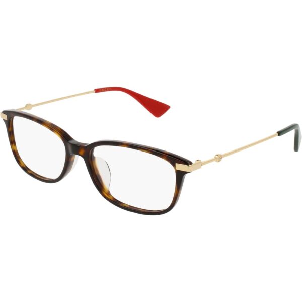 Occhiali vista  Gucci Gg0112oa cod. colore 002 Donna Squadrata Havana