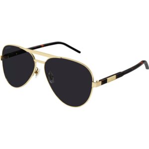 Occhiali da sole  Gucci Gg1163s cod. colore 001 Uomo Pilot Oro