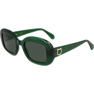 Occhiali da sole  Ferragamo Sf2038se cod. colore 317 Donna Rotonda Verde