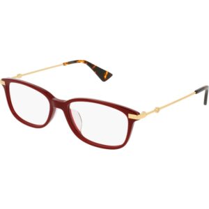 Occhiali vista  Gucci Gg0112oa cod. colore 005 Donna Squadrata Bordeaux