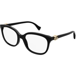 Occhiali vista  Gucci Gg1075oa cod. colore 001 Donna Squadrata Nero