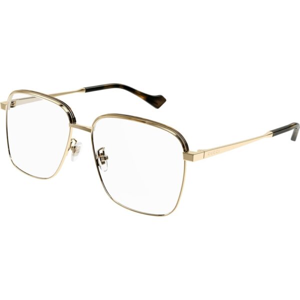 Occhiali vista  Gucci Gg1101oa cod. colore 001 Uomo Squadrata Oro