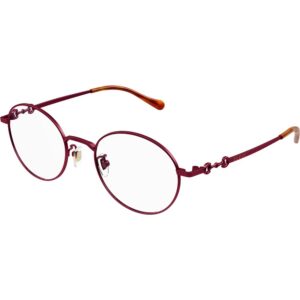 Occhiali vista  Gucci Gg1228oj cod. colore 002 Donna Rotonda Rosso