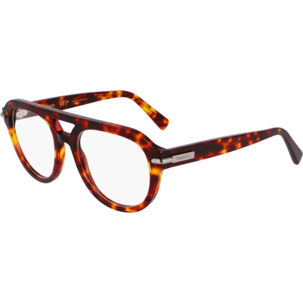 Occhiali vista  Ferragamo Sf3016 cod. colore 640 Unisex Pilot Rosso