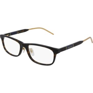 Occhiali vista  Gucci Gg0858oj cod. colore 001 Uomo Squadrata Havana