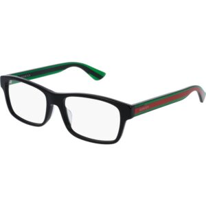 Occhiali vista  Gucci Gg0006oan cod. colore 002 Uomo Squadrata Nero