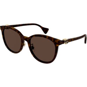 Occhiali da sole  Gucci Gg1180sk cod. colore 004 Donna Cat eye Havana