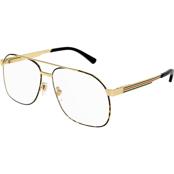 Occhiali vista  Gucci Gg1224o cod. colore 001 Uomo Pilot Havana